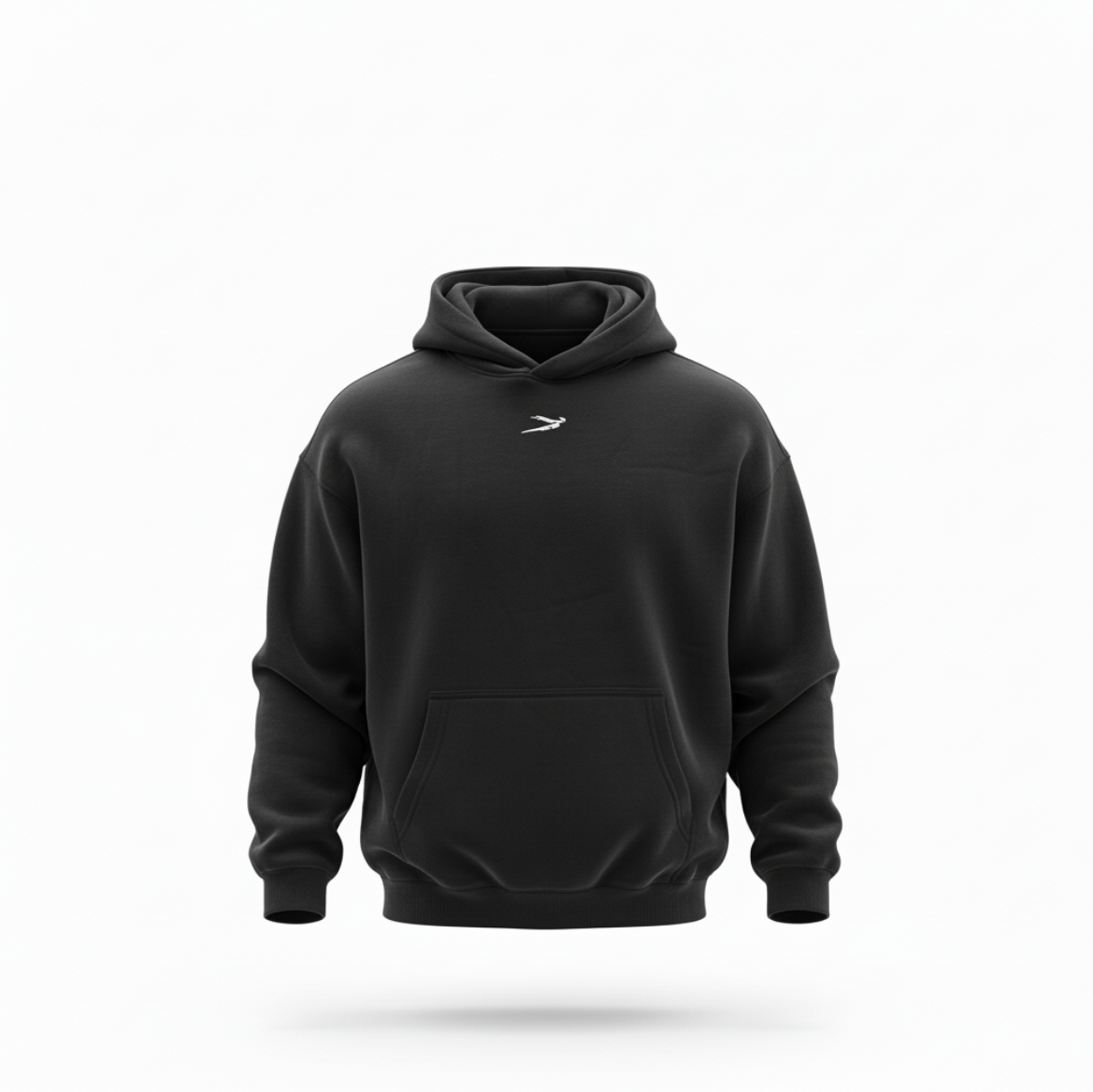 Oversized Pullover Hoodies Embroidered Logo