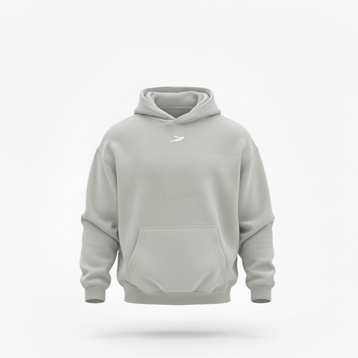 Oversized Pullover Hoodies Embroidered Logo