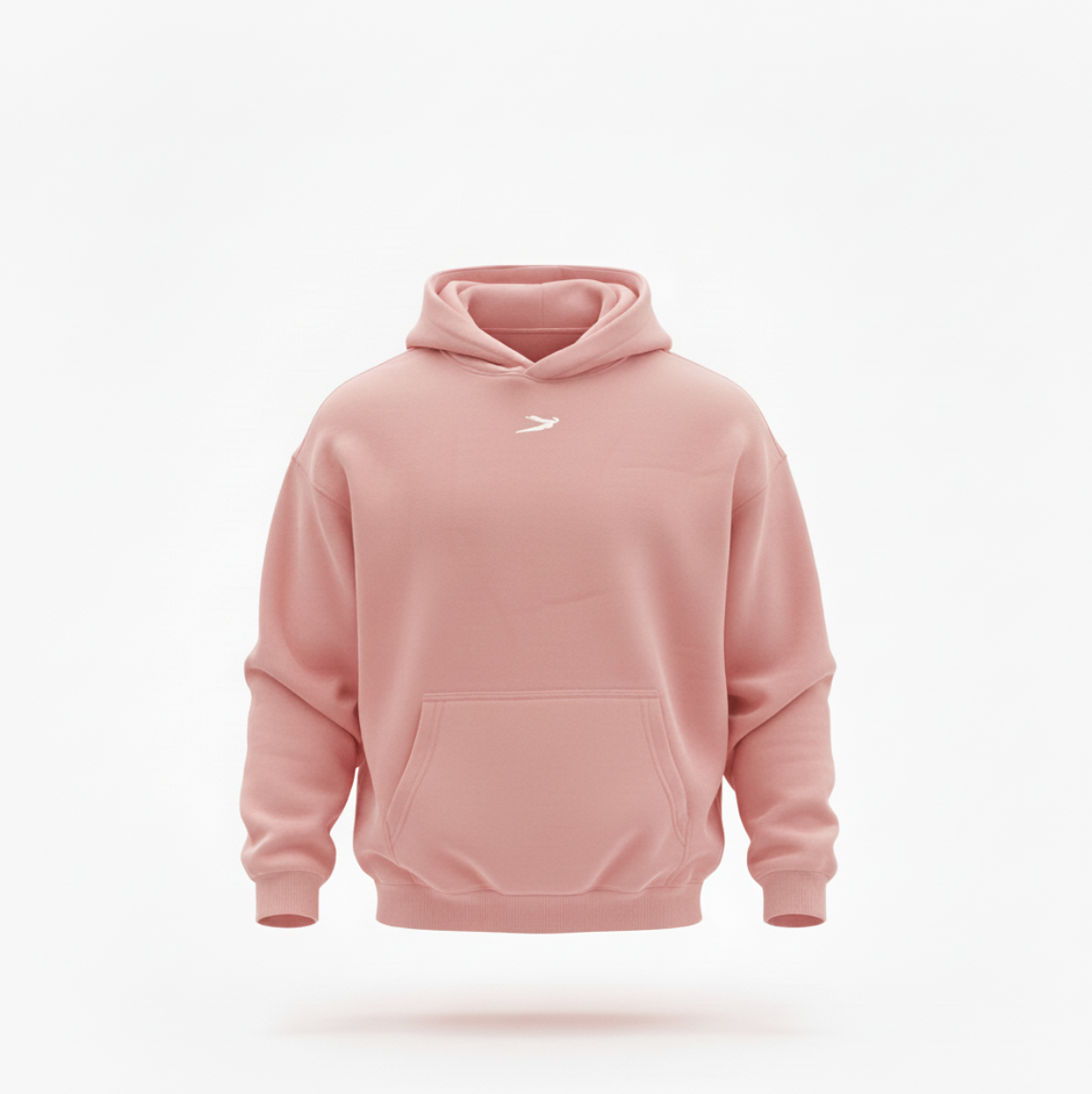 Oversized Pullover Hoodies Embroidered Logo