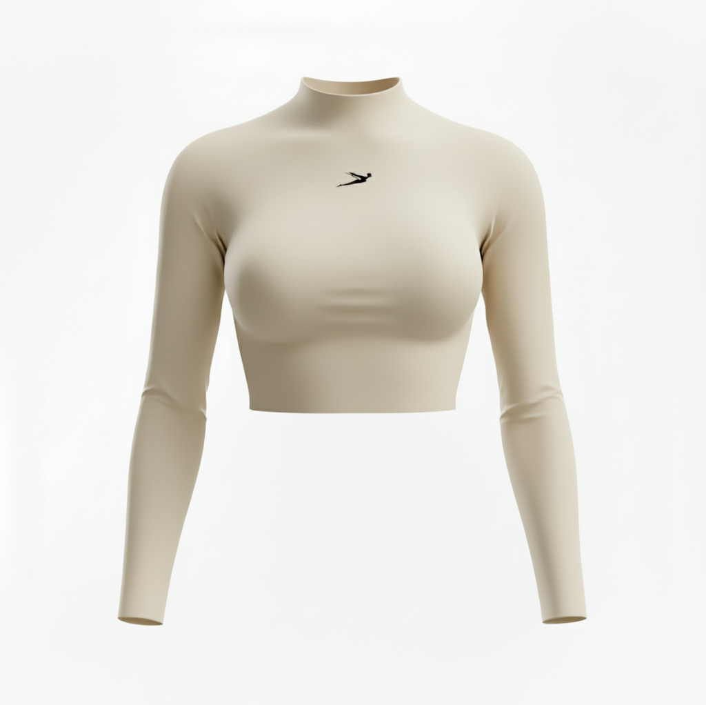 Women's Mock Neck Long Sleeve