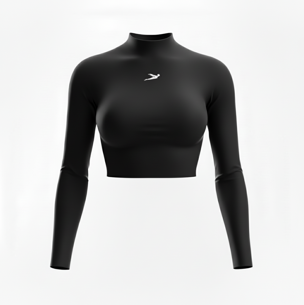 Women's Mock Neck Long Sleeve