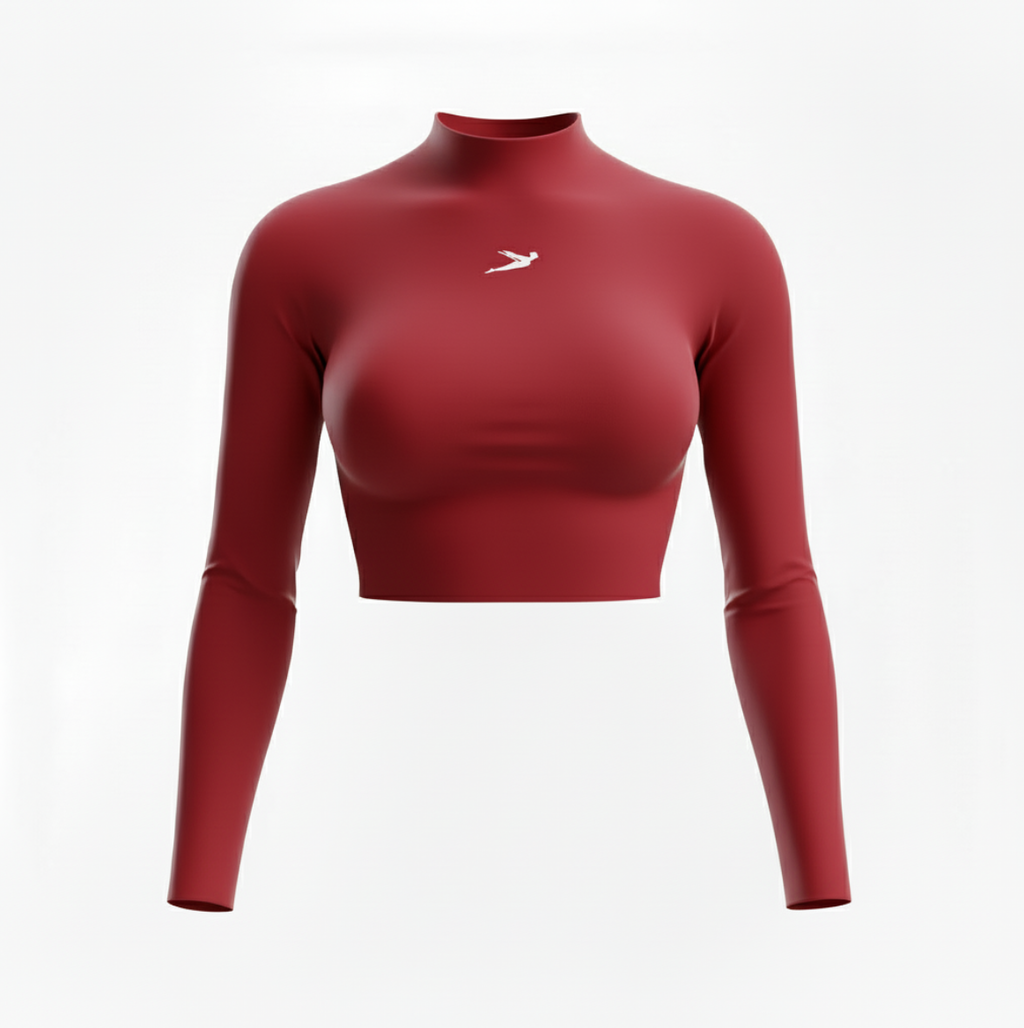 Women's Mock Neck Long Sleeve