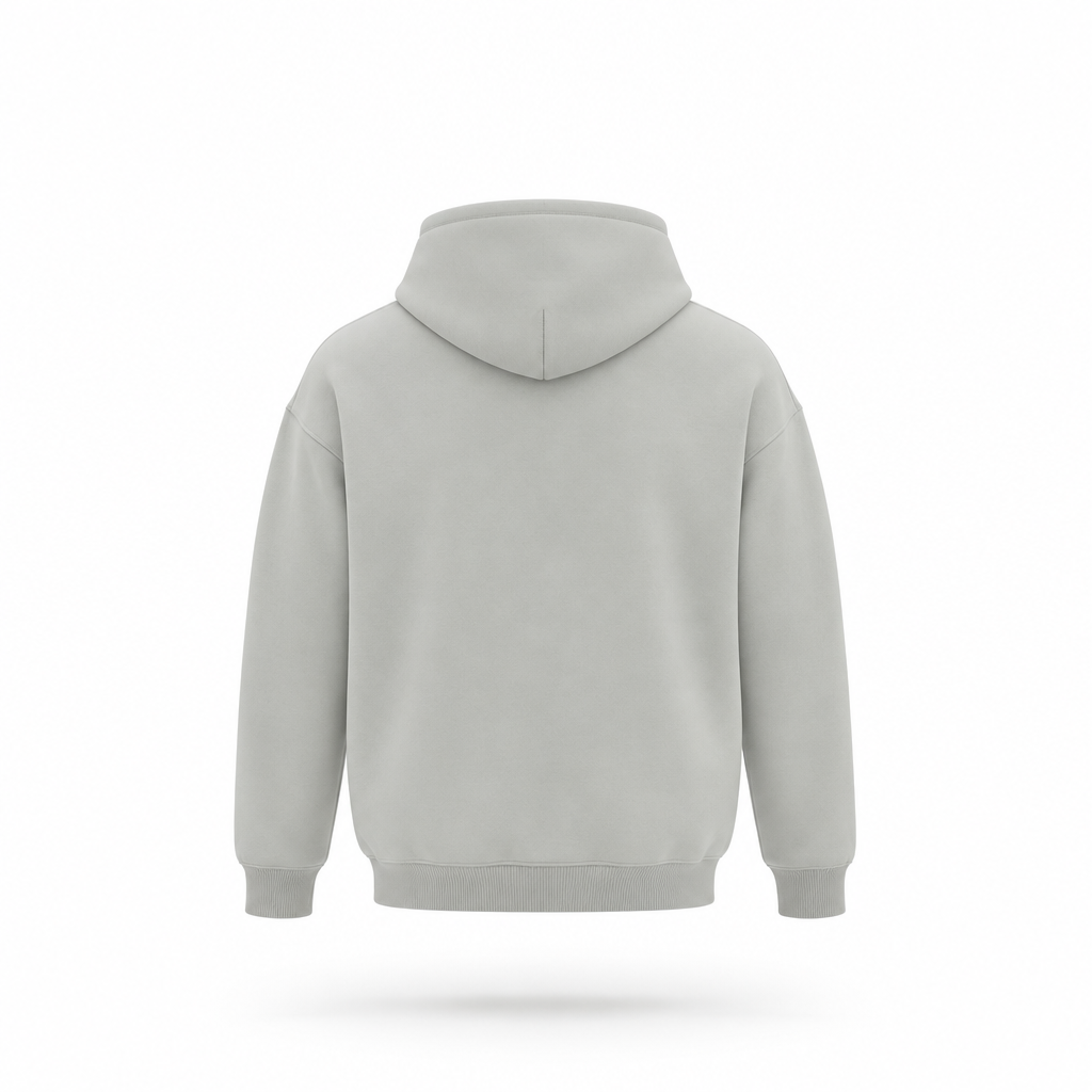 Off-white gray hoodie back, full recipe