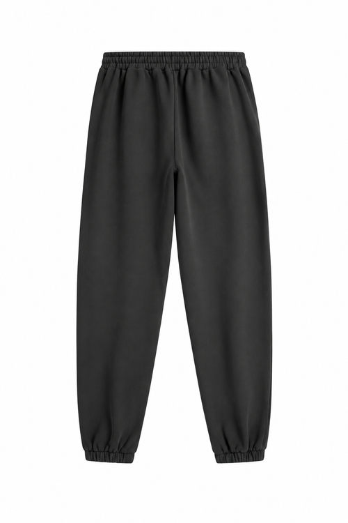 Sweats plain back view, final take